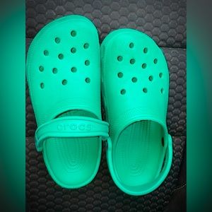 Green crocs